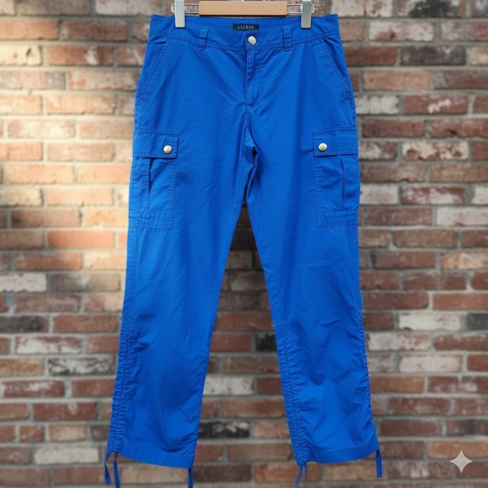 Ralph Lauren Cargo Pants Vibrant Blue. Womens Pants